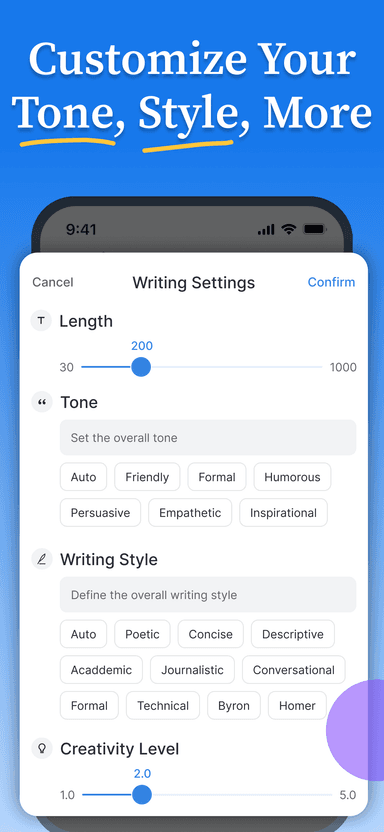 Daily AI Writer screenshot 3