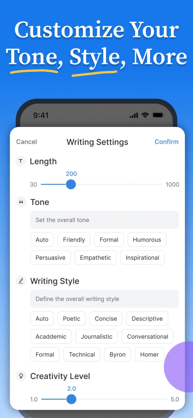 Daily AI Writer screenshot 3